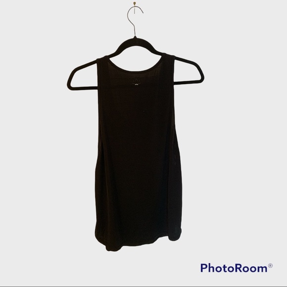 BEYOND YOGA Criss-Cross Side Jersey Muscle Tank in Black - SZ SMALL - Picture 9 of 9